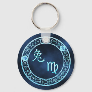 Virgo/Rabbit Keychain