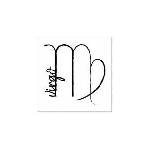 Virgo Rubber Stamp