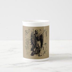 Virgo Sign Constellation Hevelius 1690 Bone China Mug
