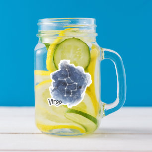 Virgo Starry Night Constellation Custom-Cut