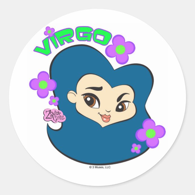 Virgo Stickers (Front)