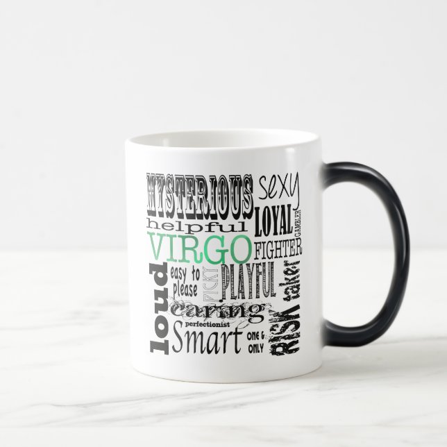 Virgo Subway Art Magic Mug (Right)