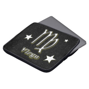 Virgo symbol laptop sleeve