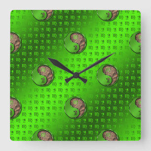 Virgo the Harvester Square Wall Clock