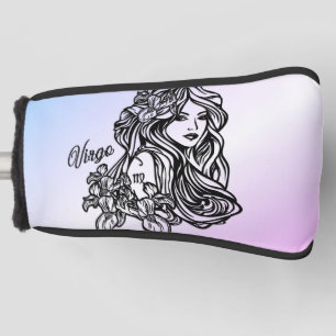Virgo The Virgin Zodiac Purple Golf Head Cover