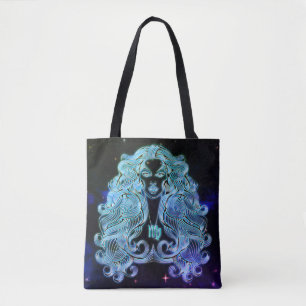 virgo the virgin zodiac tote bag