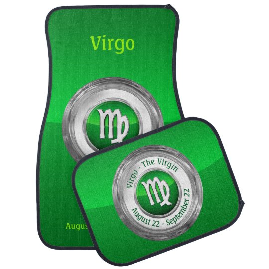 Virgo - The Virgin's Zodiac Symbol Car Mat