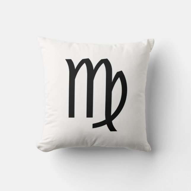 Virgo Throw Pillow (Front)