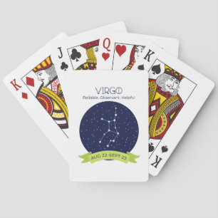 Virgo Traits Playing Cards
