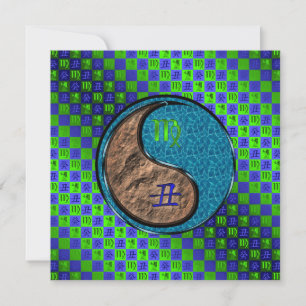 Virgo & Water Ox Card