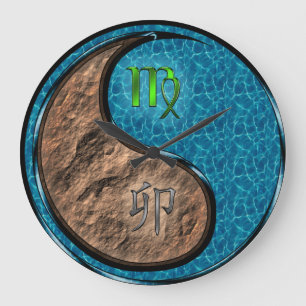 Virgo & Water Rabbit Large Clock