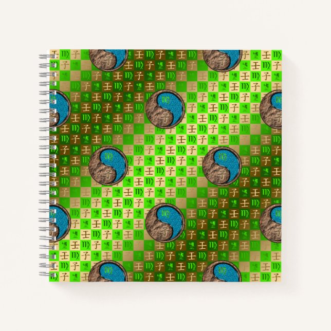 Virgo & Water Rat Notebook (Front)