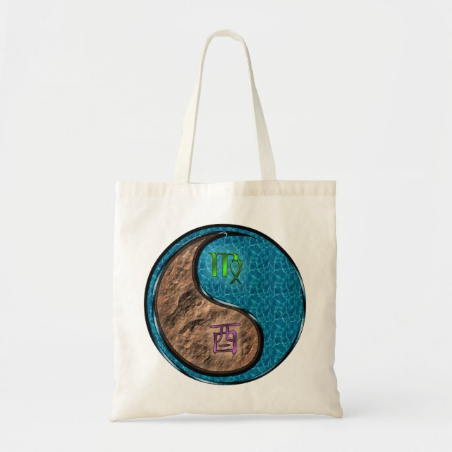 Virgo & Water Rooster Tote Bag (Front)