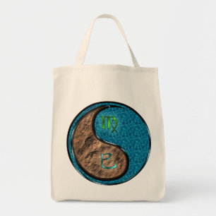 Virgo & Water Snake Tote Bag