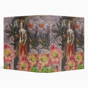 Virgo Woman Portrait Antique Colourful Rich Binder