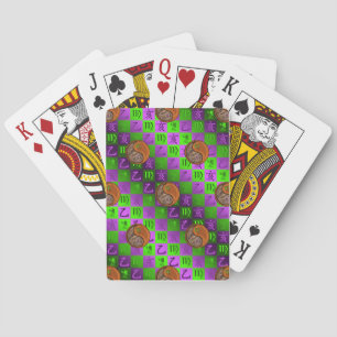 Virgo & Wood Boar Classic Playing Cards