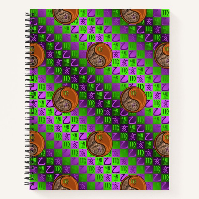 Virgo & Wood Boar Notebook (Front)