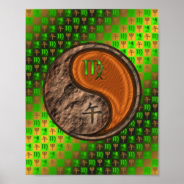 Virgo & Wood Horse Poster (Front)