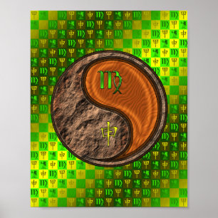 Virgo & Wood Monkey Poster