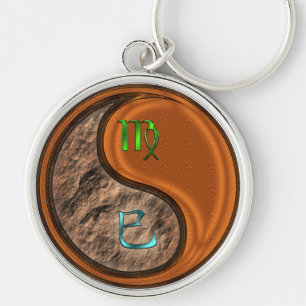Virgo & Wood Snake Keychain