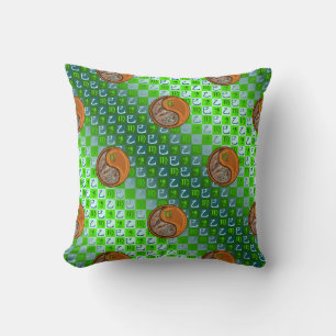 Virgo & Wood Snake Throw Pillow