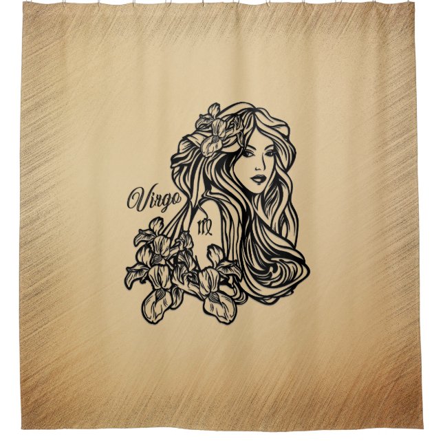 Virgo Zodiac Antique Look (Front)