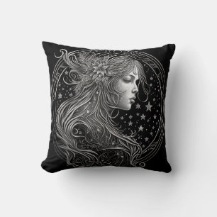 Virgo Zodiac Astrological Throw Pillow