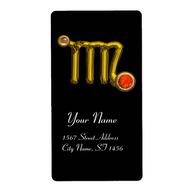 VIRGO ZODIAC BIRTHDAY Orange Grey Agate (Front)