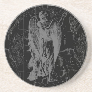 Virgo Zodiac Constellation Hevelius 1690 Coaster