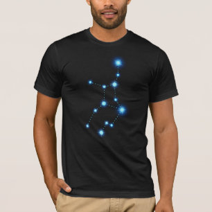 Virgo Zodiac Constellation Stars T-Shirt