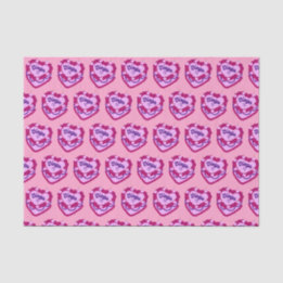 Virgo Zodiac Coquette Heart Birthday Cake Tissue Paper