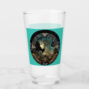 Virgo Zodiac Customizable Beer Glass