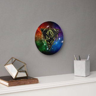 Virgo Zodiac Gift Astrology Round Clock