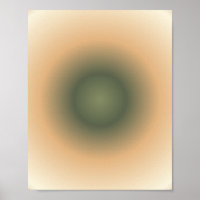 Virgo Zodiac, Green Brown Aura Gradient
