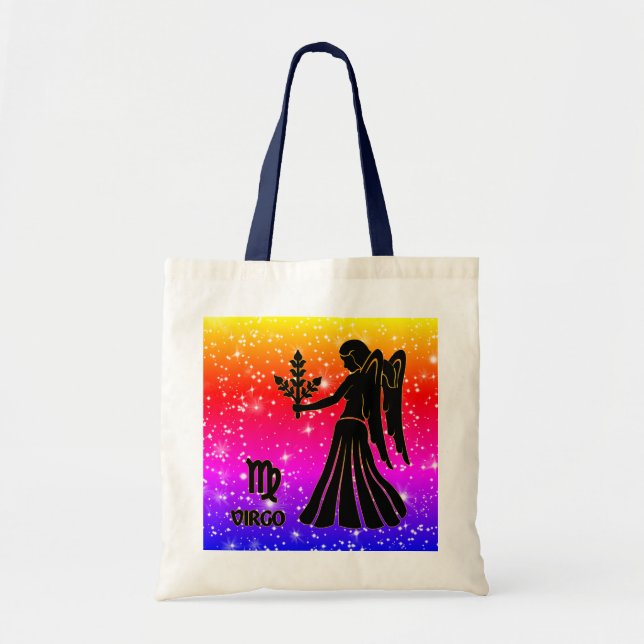 Virgo Zodiac Modern Tote Bags (Front)