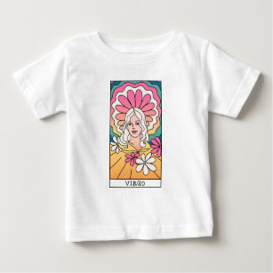Virgo Zodiac Sign Abstract Art Vintage Baby T-Shirt