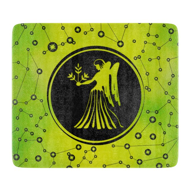 Virgo Zodiac Sign Earth element Cutting Board (Front)