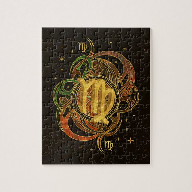 Virgo Zodiac Sign Earth element Jigsaw Puzzle (Vertical)