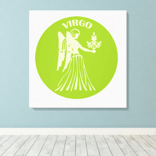 Virgo, Zodiac Sign, Horoscope, Astrology Canvas Print
