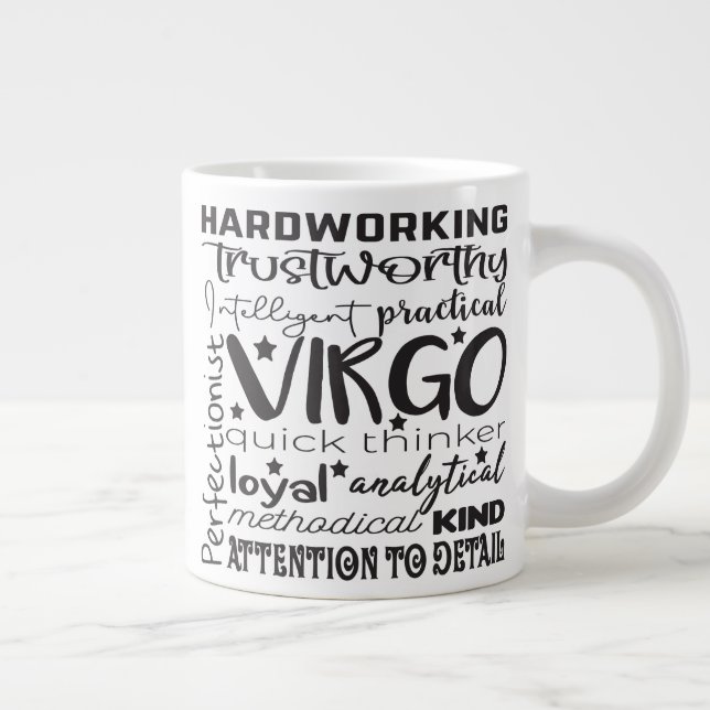 Virgo Zodiac Sign Mug (Right)
