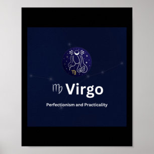 Virgo Zodiac Sign Sticker 