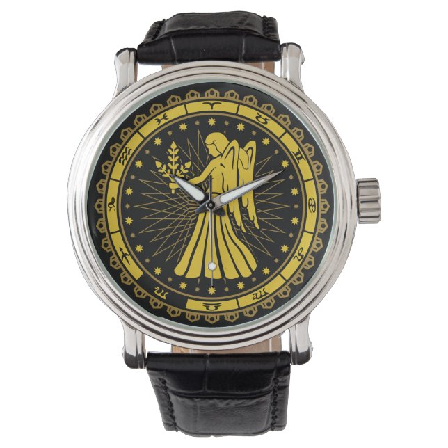 Virgo - Zodiac Sign - Symbol - Horoscope Watch (Front)