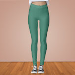 Viridian Solid Colour  Leggings<br><div class="desc">Viridian Solid Colour</div>