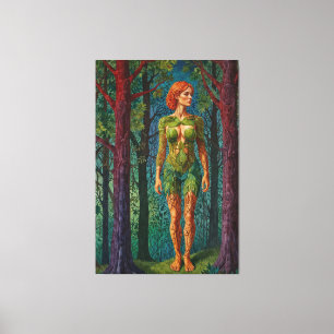 “Viridra’s Portrait” -  Veins of the Canopy    Canvas Print