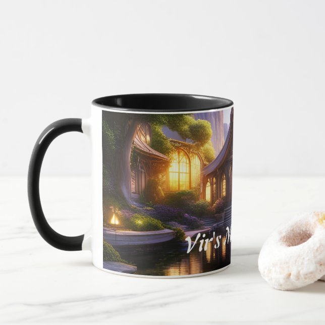 Vir's Morning Tea Mug (With Donut)