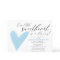 Virtual Baby Shower Modern Valentines blue white