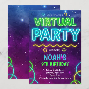 Virtual Birthday Invitation