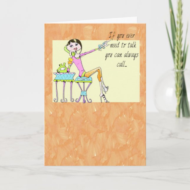 Virtual Birthday or Friendship card (Front)