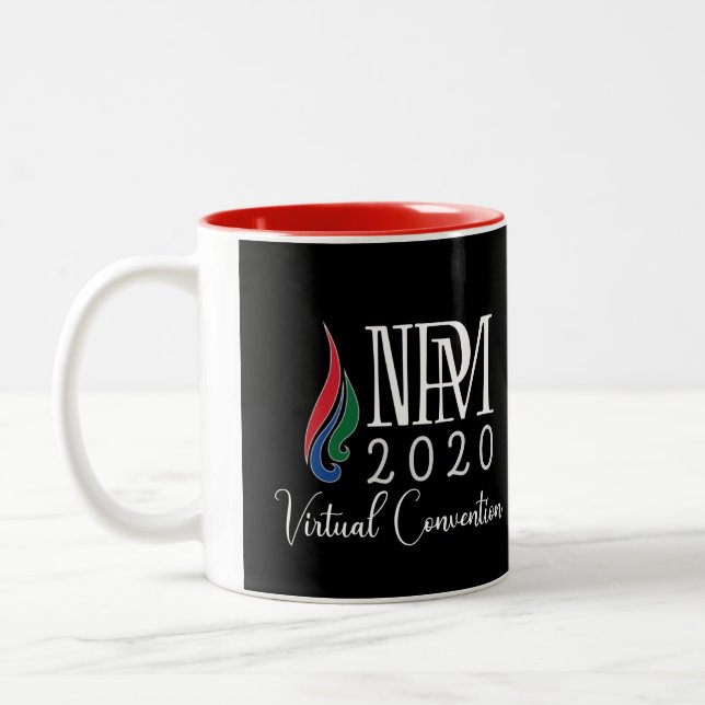 Virtual Convention Mug (red, 11 ounces) (Left)