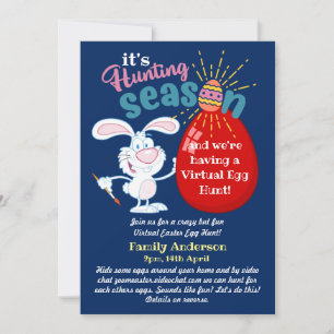 Virtual Easter Egg Hunt! Video Chat Invitations